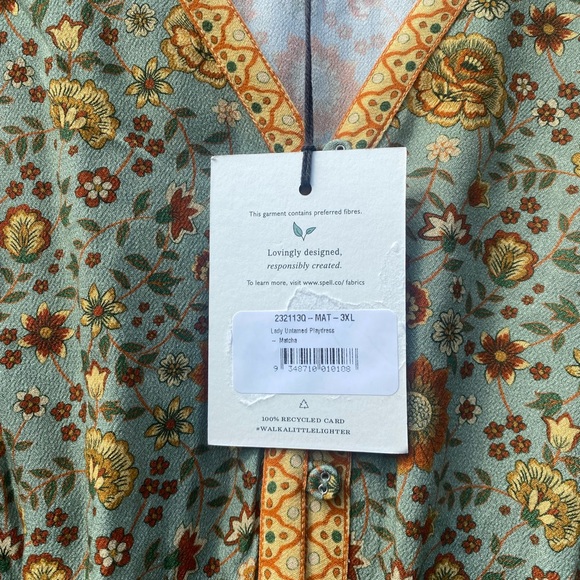 Spell Lady Untamed Playdress in Matcha - Picture 13 of 13